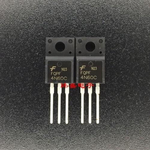 10pcs 4N60 FQPF4N60C TO-220F 4N60C