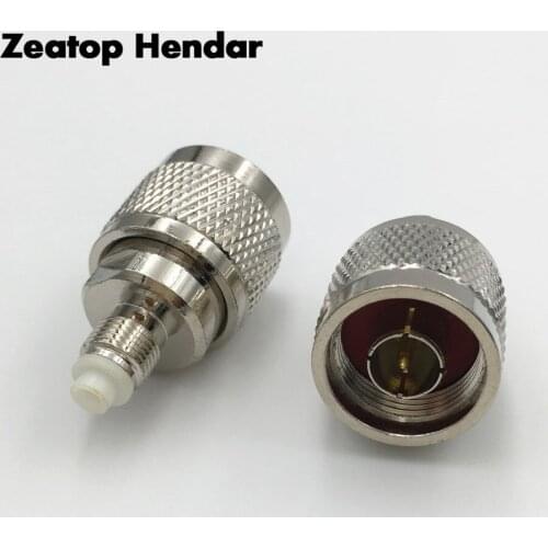 200Pcs Brass N Plug Male to FME Female Jack RF Connector Straight M/F High Quality Plug Wire Connector