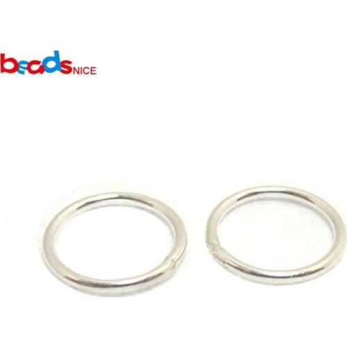 Beadsnice 925 Sterling Silver Closed Jump Rings for DIY Crafting Wholesale Jewelry Connectors Jump Rings ID25642