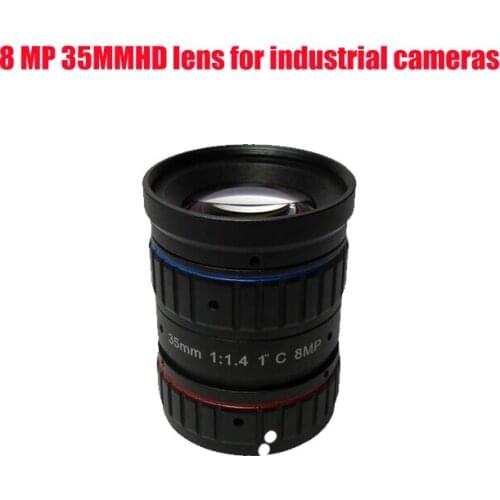 DIY 35mm 8MP HD 2/3Inch CCTV Lens CS Interface Mount 8 Megapixel 35MM High-resolution lens for industrial cameras