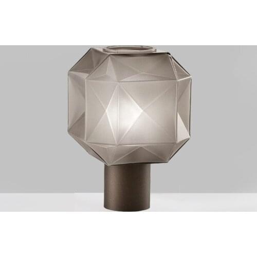 Europe iron led stone table lamps for bedroom bed lamp luminaria living room lamp