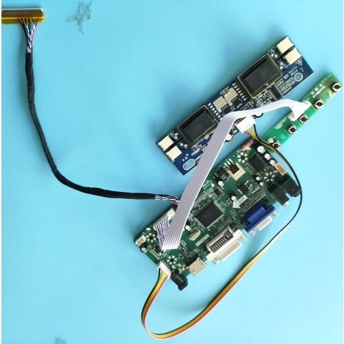 Kit for LTA216AT01 LCD Audio driver Display panel 4 lamps 21.6" screen monitor 1366x768 30pin Controller Board HDMI+DVI+VGA