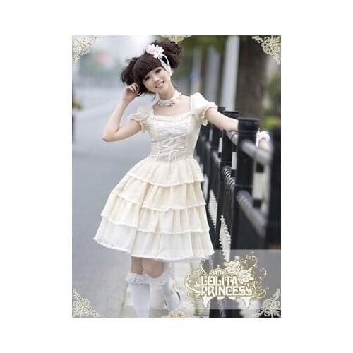 LLT020) Lolita Dresses Short Sleeveless Sweet Lolita Short Dress Ball Gown Fancy Prom Dress Halloween Party Masquerade Costume