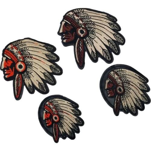 New Arrival Ethnic Style Embroidery Lace Decoration Patch Indian Feather Patches Bag Clothing Home Accessories Cloth Stickers