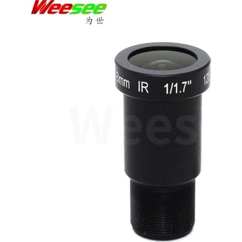 WS boards lens 8mm 12mp pixels 1/1.8 large target M12 interface security CCTV lens