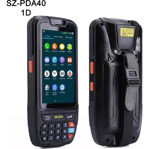 PDA Barcode scanner 1D 2D Bluetooth Android Handheld Terminal Rugged PDA Wireless Mobile 1D Bar code Scanner Data Collector