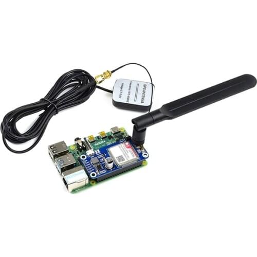 For Raspberry Pi NB-IoT/Cat-M/GPRS/GNSS Expansion Board Based on SIM7070G Module NB-IoT / EMTC / EDGE / GPRS / GNSS HAT