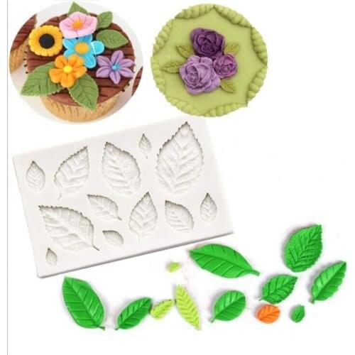 Sugarcraft 1 Piece Leaf Silicone Mold Fondant Mold Cake Decorating Tools Chocolate Mold Baking Mold Tools