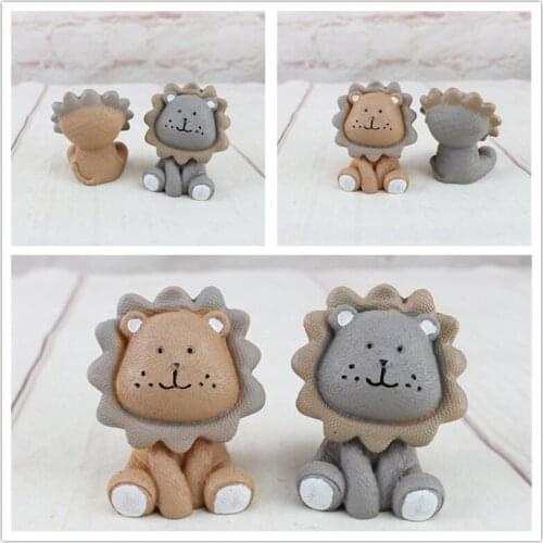 Little Lion Cake Decor Craft Ornament Home Garden Wedding Christmas Decoration Accessories Aesthetic Room Figurines For Interior