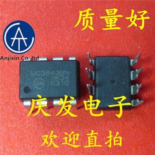 10pcs 100% orginal new 100% quality real stock UC3843BN UC3843 UC3843AN DIP8