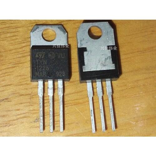 10/PCS NEW New Tyn1225 Unidirectional Silicon Controlled Rectifier Direct Plug TO-220 25A/1200V Inverter Common Tube