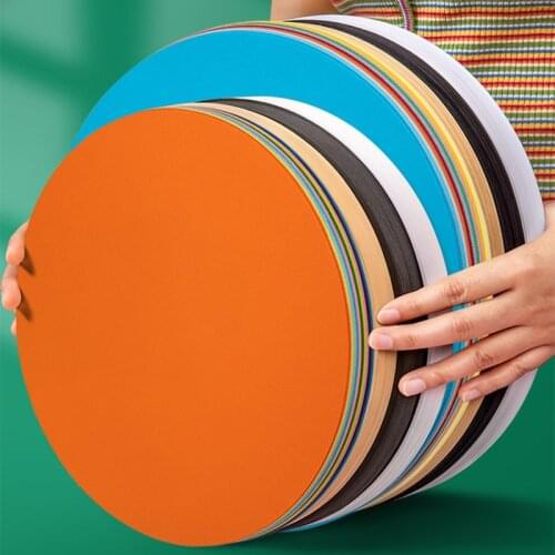 25 Sheets of Round Cardboard Kraft Paper/black/white Painting Thick Cardboard Art Special Cardboard Drawing Paper Sketch Paper