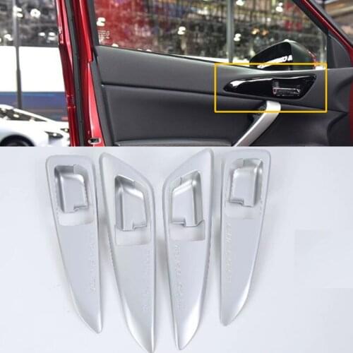 Car Accessories Interior Decoration LHD ABS Side Inner Door Handle Cover For Mitsubishi Eclipse Cross 2018 Car-styling