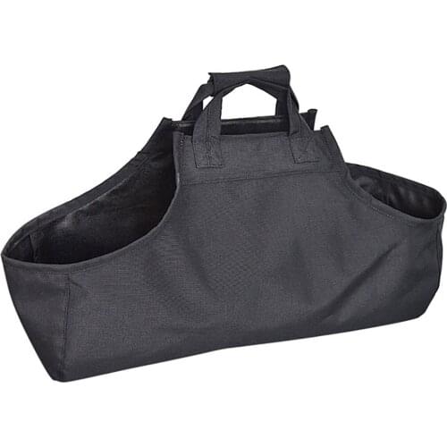 BBQ Firewood Carrying Bag Outdoor Portable Canvas Bag Waterproof Wear-resistant Multi-purpose Picnic Camping Tools Holders Carry