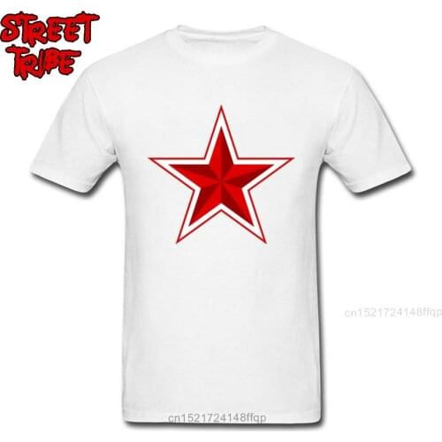 C C C P T-shirt Red Star Logo T Shirt Men CCCP White Tshirt Plus Size USSR Tops Soviet Short Sleeve Cotton Tees Custom Company