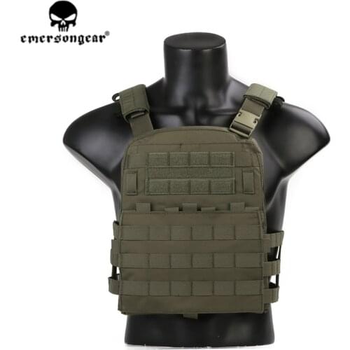 Emersongear Tactical AVS Plate Carrier CP style Ranger Green Tactical Vest MOLLE Adjustable Body Armor Military Protective Gear