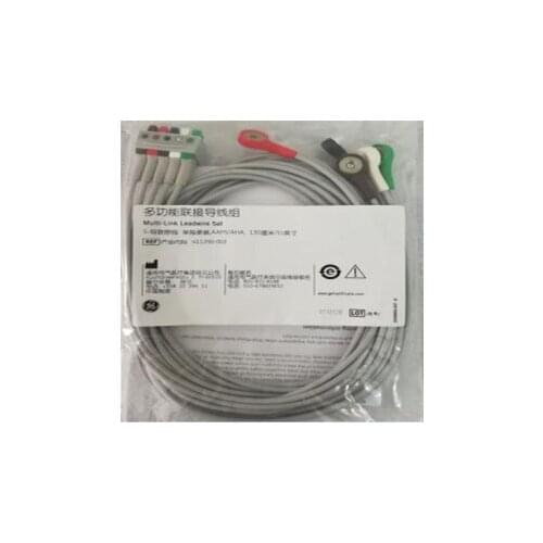 GE REF: 411200-002 Original Ldwr Set, Multi-Link Snap 29In AHA split American standard adult five-lead buckle split line 130CM