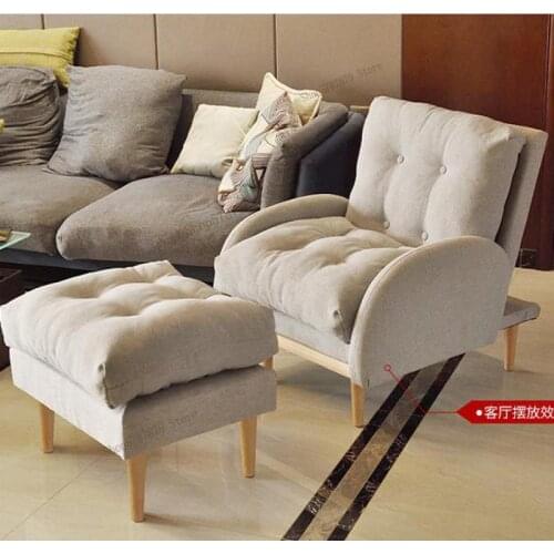 Lazy sofa bedroom backrest chair single net red section tatami small sofa balcony sofa chair folding recliner