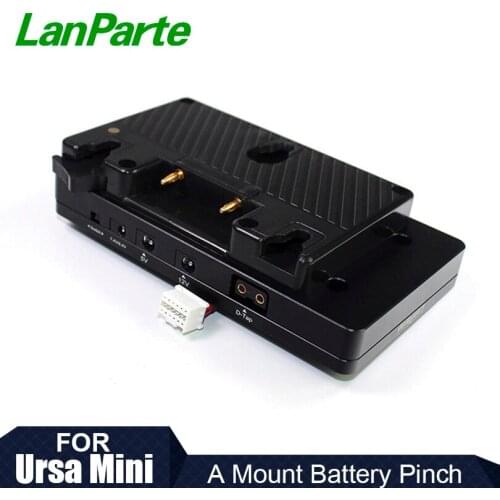 LanParte A Mount Ursa Mini Pro Battery Pinch Plate for Blackmagic Camera
