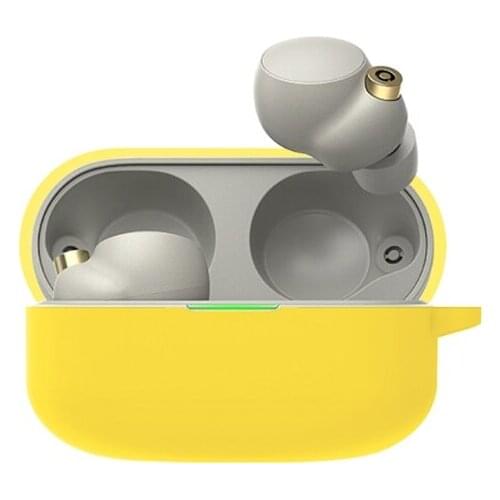 H7JF Soft Silicone Cover Dust-resistant Shell Compatible with-S-ony WF-1000XM4 Earbuds Charging Case Protective Case
