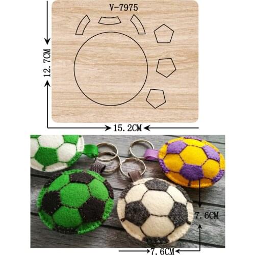 New football wooden dies cutting dies for scrapbooking Multiple sizes V-7975