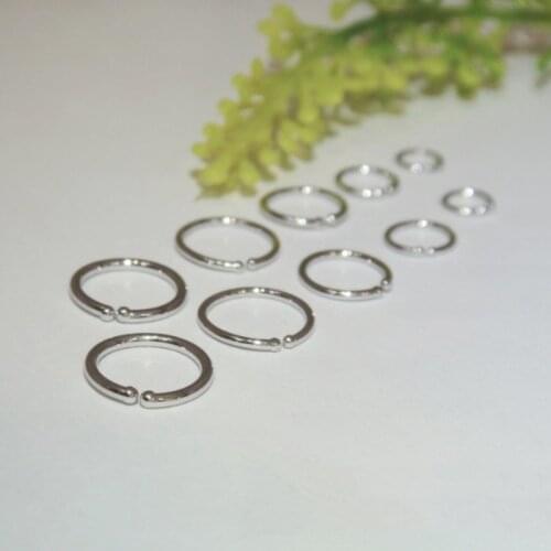 Real Pt990 Platinum Earring 3.5x3.5mm-7x7mm Mini-Sized Smooth Round Ear Hoop For Woman Each
