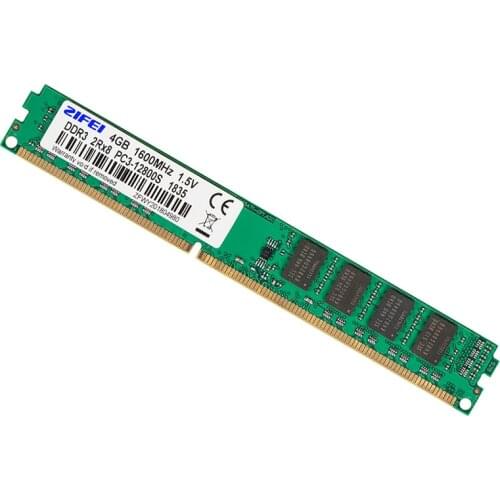 4GB DDR3 RAM 1600/1333/1066 MHZ 240PIN 1.5V/1.35V 2R*8 Double model DIMM NON-ECC DESKTOP Memory Intel/AMD support Dual channel