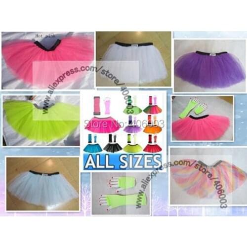 Wholesale cheap xl adult rainbow running tulle saia tutu women tutu skirt