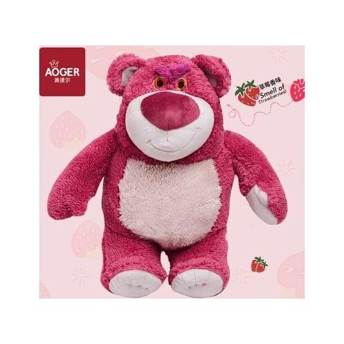 Original Disney Toy Story Lovely Strawberry fragrance Lotso Plush toy Soft Stuffed Doll Gifts For Children