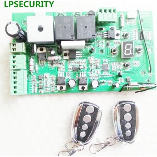 LPSECURITY 24VDC motherboard circuit board sliding DC motor controller 2 or 4 remote control as optional
