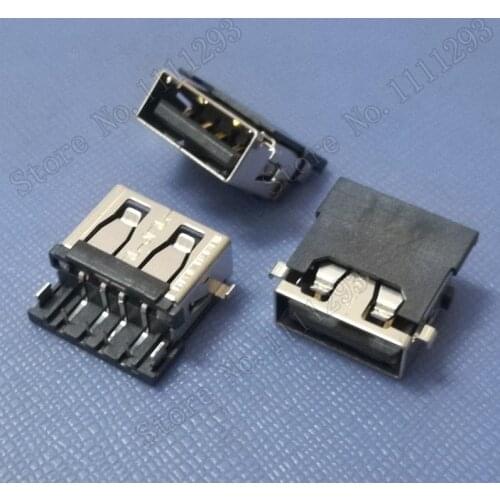 10pcs/lot 2.0 USB Jack Socket Connector for Dell Inspiron 14 3442 3443 3542 3543 14-3442 14-3443 15-3542 15-3543 17 5748 5749
