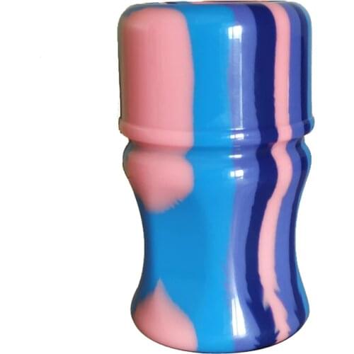Dscosmetic rainbow resin shaving brush handle hand made