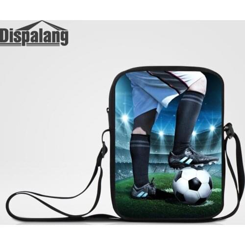 3D Printing Basketball Soccer Men Cool Mini Shoulder Bags For Traveling Boy Crossbody Messenger Bag For School Football Satchels