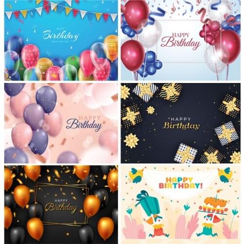ZHISUXI Vinyl Custom Children Kids Birthday Party Decoration Photo Backdrop Birthday Photography Background 20923SR-02