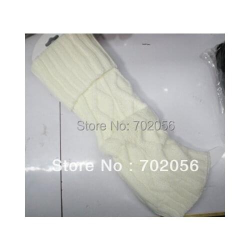 2016 Solid Winter Knit twist Crochet Leg Warmers Boot Covers Women Dance wear 24 pairs/lot #340