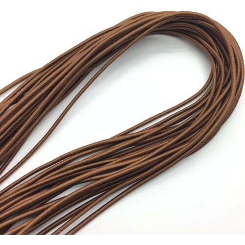 5yards/lot Brown Trong Elastic Bungee Rope Shock Cord Tie Down DIY Jewelry Making Pick color