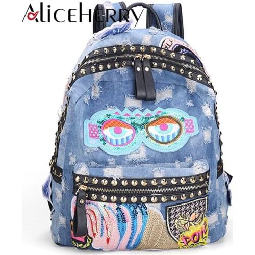Aliceherry Blue Women's Bags