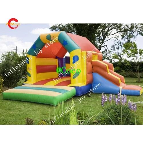 Free air ship to door, backyard inflatable jumping castles,party used inflatable combo bouncer house with slide