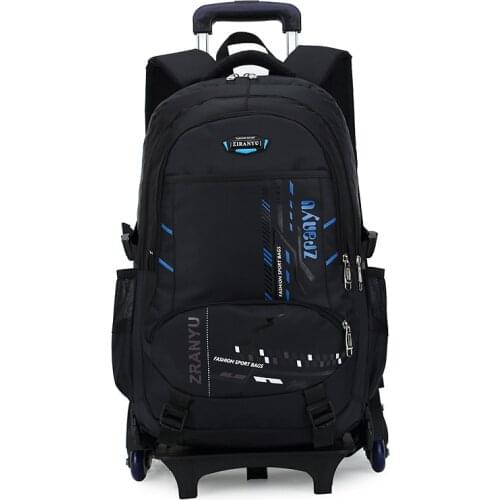 Removable Children School Bags 2/6 Wheels Stairs Kids boys girls backpacks Trolley Schoolbag Luggage Book Bag backpack mochila