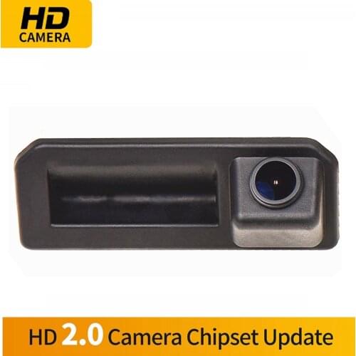HD Trunk handle Reversing Backup camera for VW Polo sedan Vento BORA JETTA Sagitar SEAT Arona Ateca Rapid Q2 A5 KODIAQ