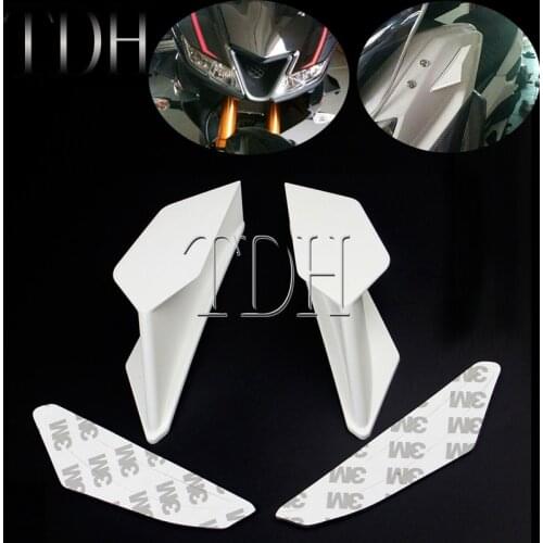 2pcs Scooter Racing Vario Winglet Aerodynamic Wing Kit Jual Winglets Side Fairing Para Wing Let for Yamaha R25 R15 R6 YZF V4S