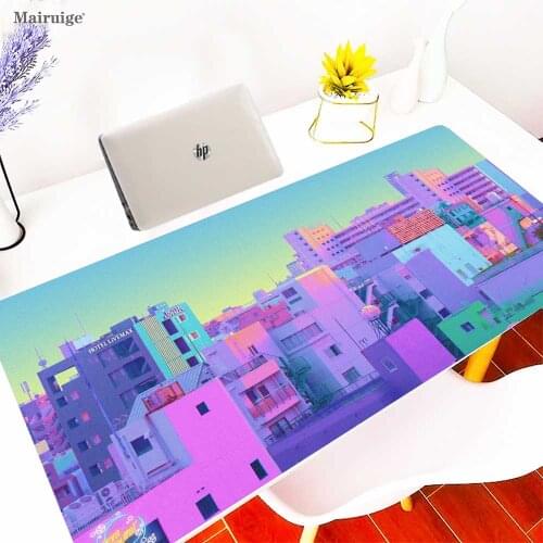 Mauriige Japanese Architecture 90cmx40cm Laptop Gaming Mouse Pad Locking Gaming Mouse Pad Suitable for LOL Dota2 CS Mouse Pad