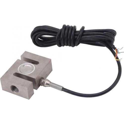 LCS-1 50kg/100kg/300kg/2000kg S Type High Precision Metal Load Cell IP67 Waterproof Scale Sensor Module Weight Sensor With Cable