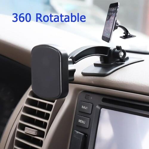 Adjustable Magnetic Car Holder Magnet Car Phone Holder 360 Rotatable Stand Car Air Vent Clip Mount For IPhone Xiaomi Samsung