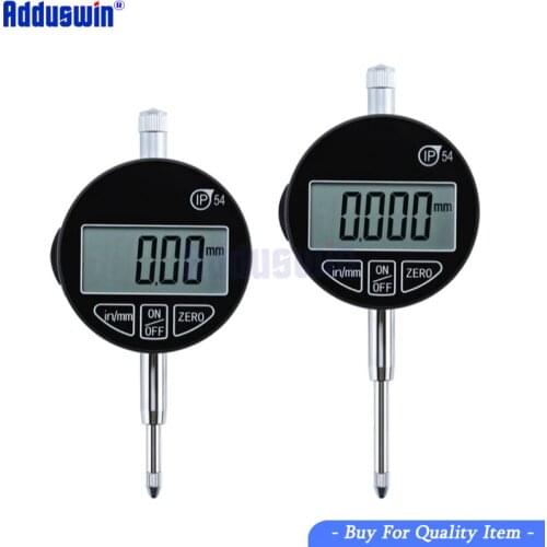 Oil-proof! 0.001mm Electronic Micrometer 0.00005" Digital Micrometro Metric/Inch Range 0-12.7mm/0.5" Dial Indicator Gauge