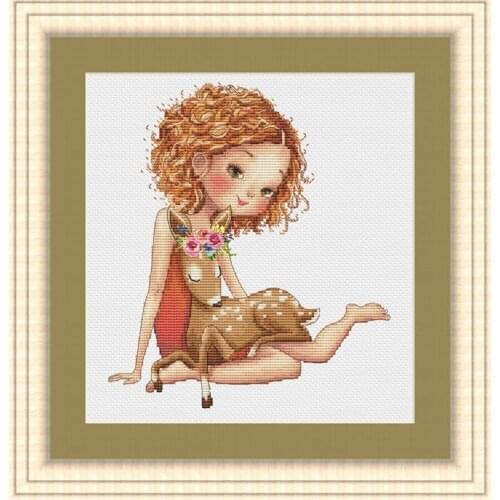 ZZ2293 For Needlework Kit NOT PRINTED Cross stich Painting Set Cross Stitch Kits Cross-stitch Embroidery Set Stitch Kits Cross