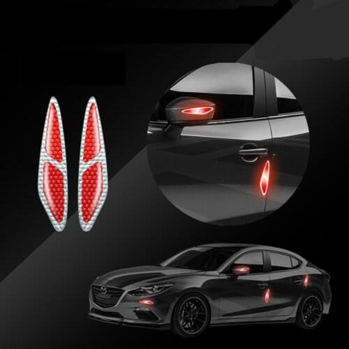 Reflective Tape Car Door Sticker Reflex Warning Notice Exterior Accessories Auto Aufkleber Band Cinta Reflectante De Coche