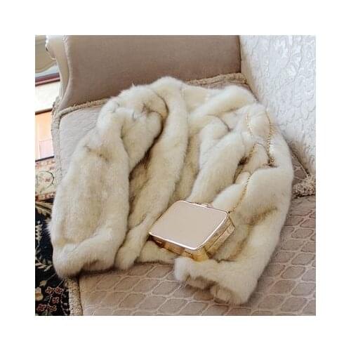 New 2022 Style High-end Fashion Women Faux Fur Coat S2044