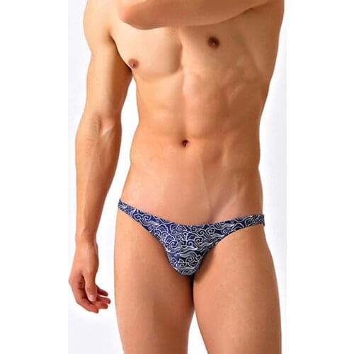 New sexy tight low waist men swimsuits 2021 men swimming pool party shorts narrow side men swimwear bikinis briefs small size