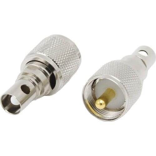 SL16 UHF connector 50-5 M type RF coaxial connector for 50-5 RG5 RG6 LMR300 RG304 coaxial cable 4pcs/lot